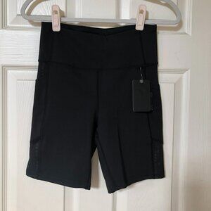 NWT BSP Better Sports Performance Women's Sleek Black Biker Shorts M